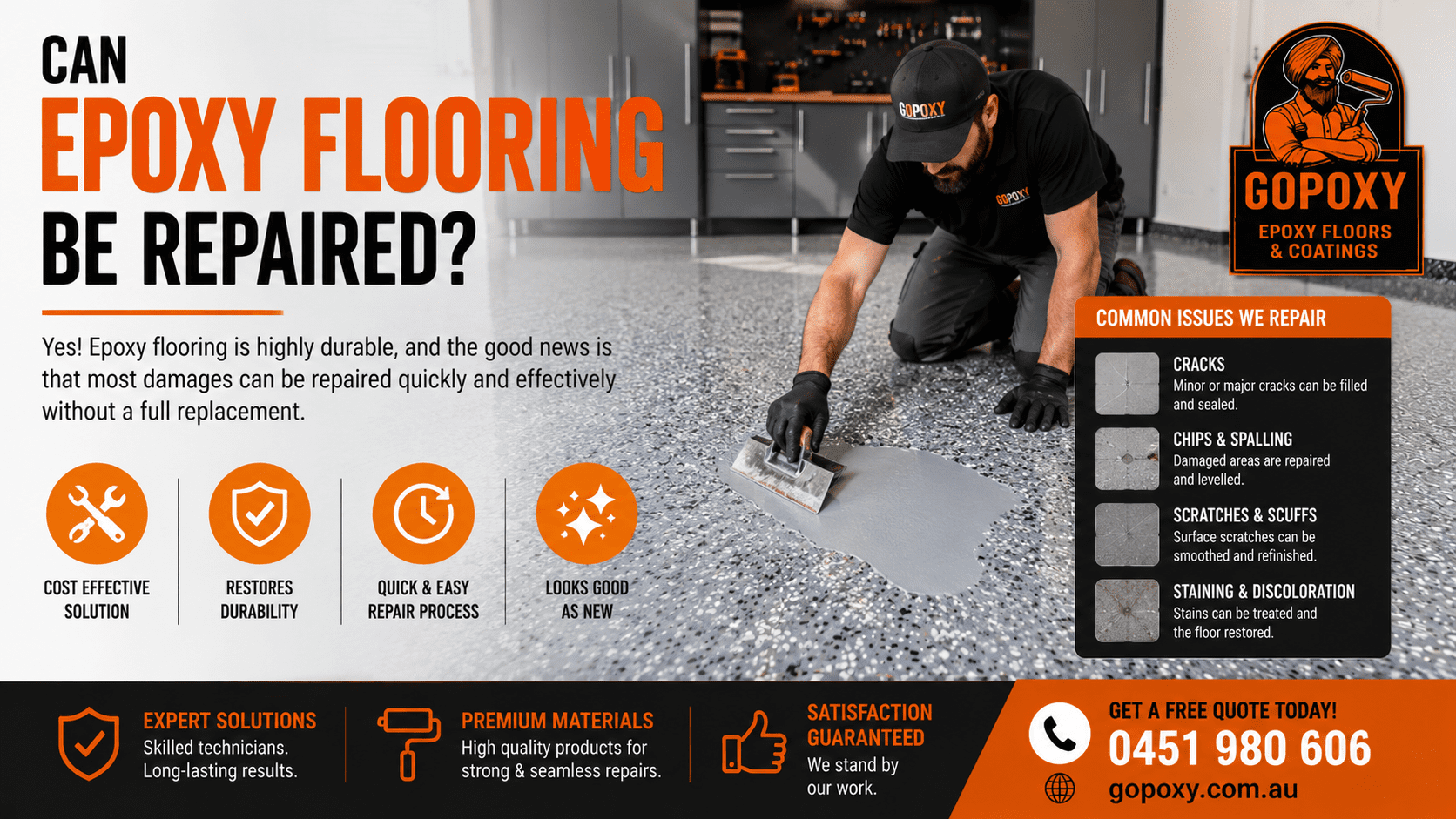 Can Epoxy Flooring Be Repaired?