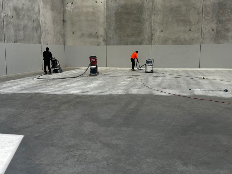 Diamond grinding concrete surface preparation
