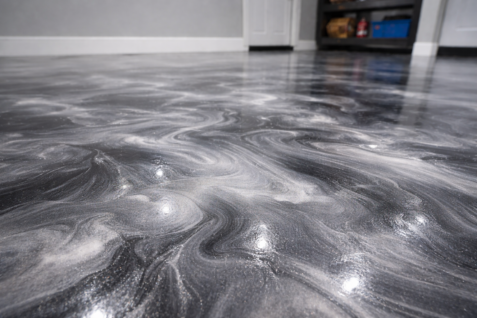 metallic epoxy flooring