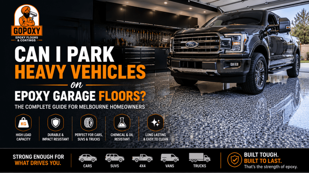 heavy vehicles on epoxy garage floors