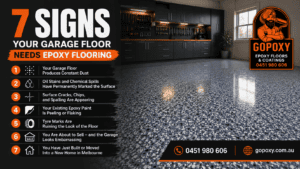 7 Signs Your Garage Floor Needs Epoxy Flooring